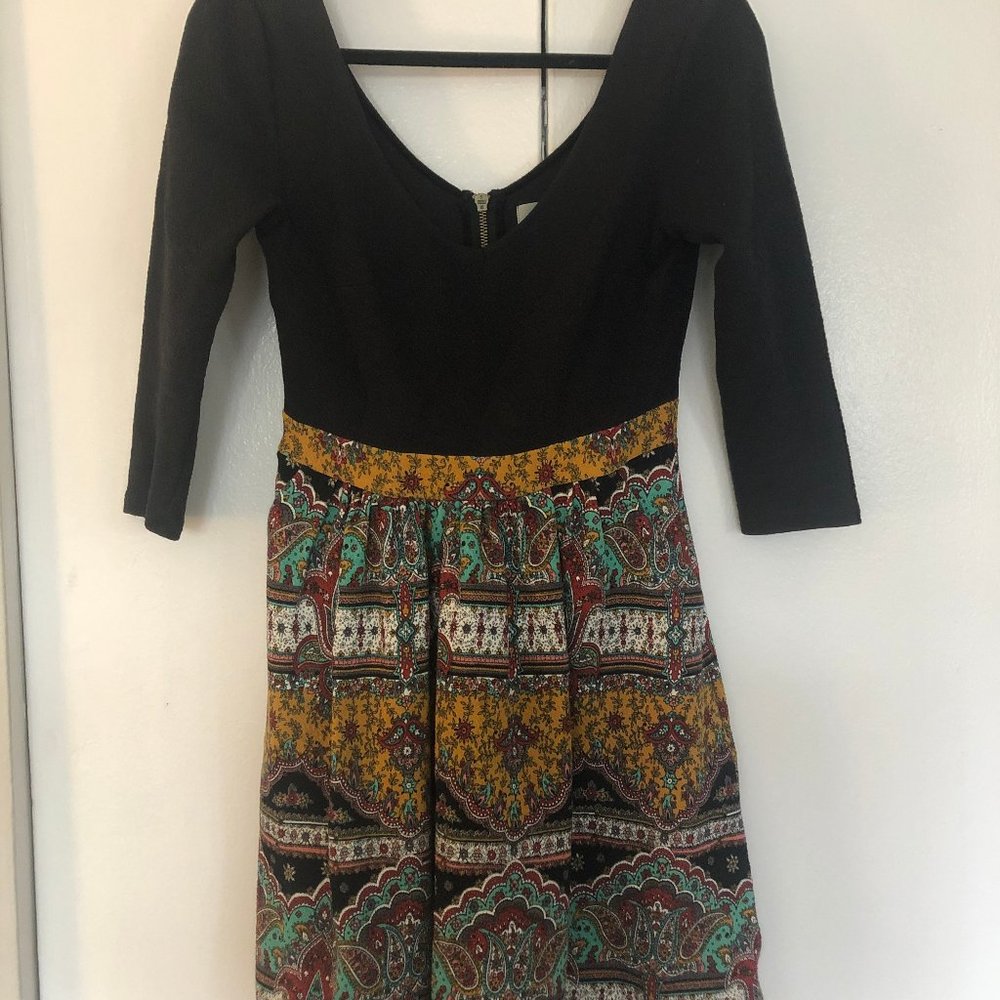 Mini Patterned Dress